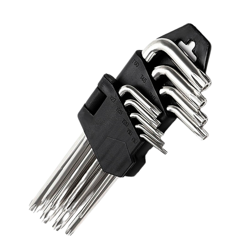 Jogo de Chave Torx - 9 peças (T10 - T50)